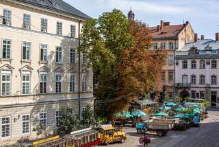 Апартаменты OnLviv Apartments 18 Rynok Square (14) Львов Апартаменты с 1 спальней-15